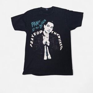 Panic! At The Disco Pray For The Wicked Tour Graphic Band Tee Small Tultex